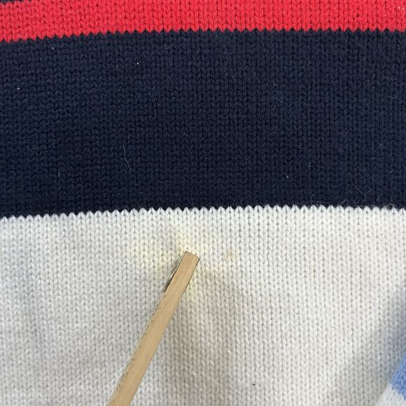 Vtg Southpole Sweater Mens XL Mock Turtleneck Striped Multicolor 90s Y2k Hip Hop - Picture 2 of 11